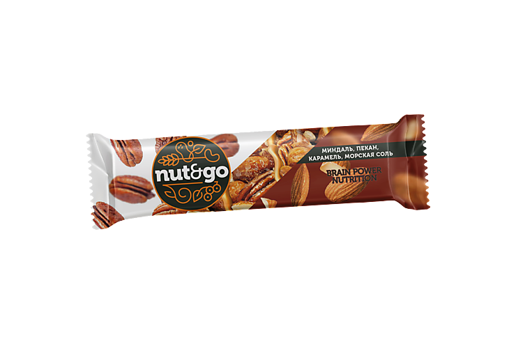 миндальный батончик nut n go с пеканом ка