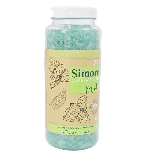 соль д/ванн aromika simore с эфирным маслом мяты 910г