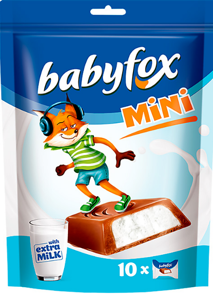 шок.кон.babyfox c молочной начинкой 120г