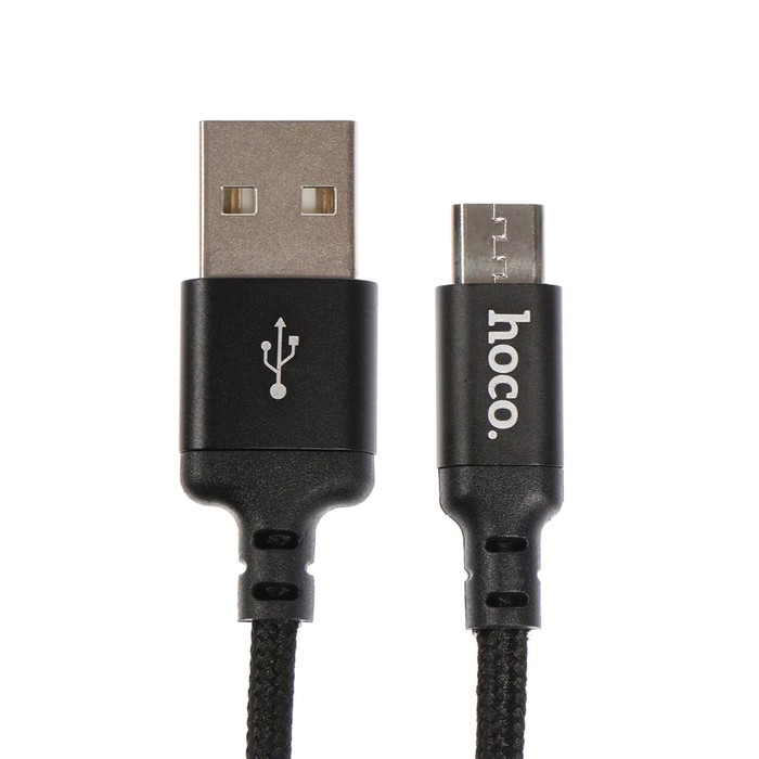 кабель hoco x14 times speed, microusb - usb, 2а, 1м, черный