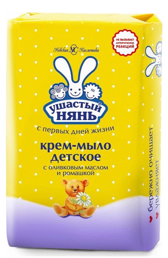 крем-мыло ушастый нянь ромашка, 90 г