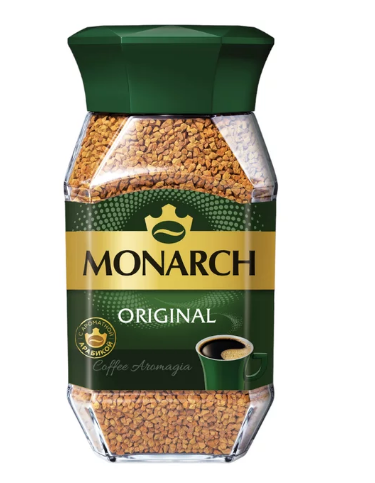 кофе растворимый monarch original сублимированный 95г 