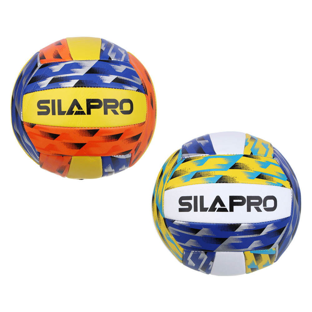 мяч волейбольный silapro 22см 5 р-р 2сл pvc 1.6мм 260г
