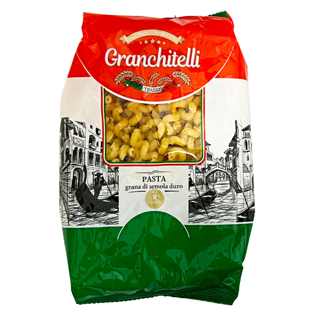 макаронные изделия категории а рожки рифленые pasta granchitelli 450мл