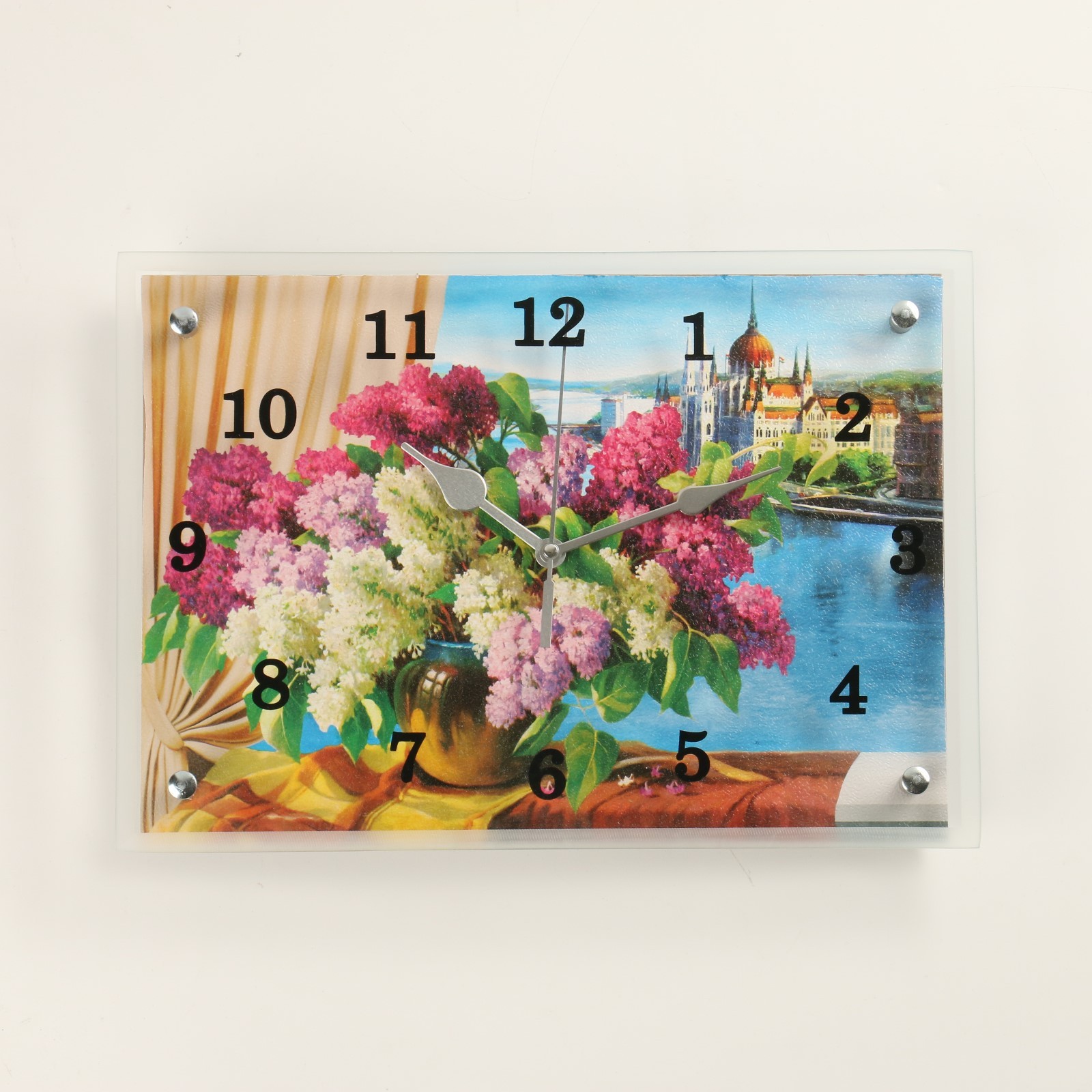 часы настенные, серия: цветы, "пейзаж", 25 x 35 7734858