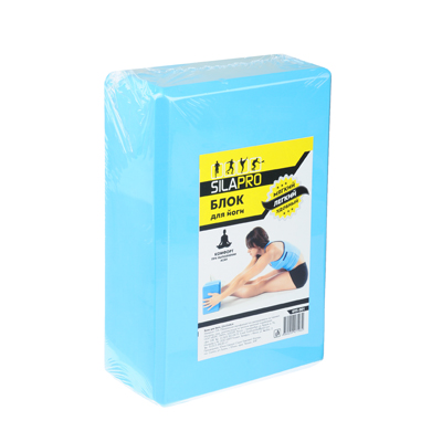 блок для йоги silapro 23х15х8см