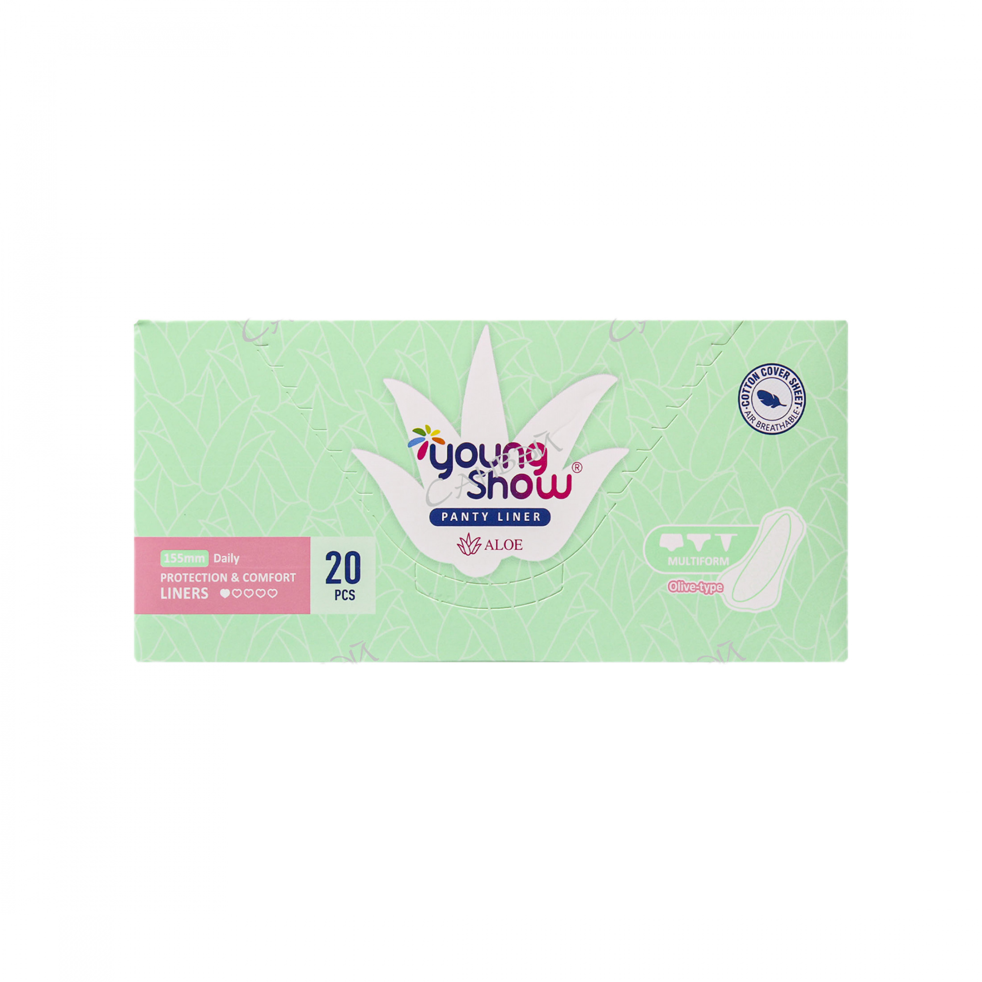прокладки ежедневные young show usa time multiform aloe 20шт
