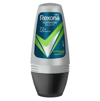 Антиперспирант роликовый мужской REXONA MEN Экстремальная защита, 50мл