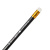 карандаш чернографитный с ластиком clipstudio, шестигранный, корпус под черное дерево, пластик