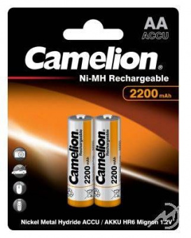 Аккумулятор Camelion R6 2200mAh Ni-MH BL2