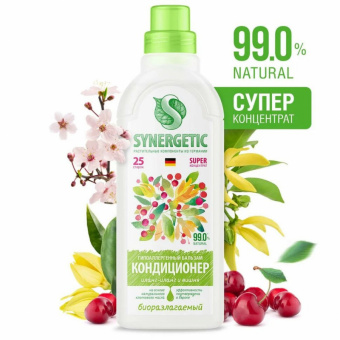 Бальзам-кондиционер для белья SYNERGETIC в ассортименте 750мл