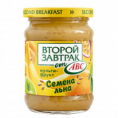 Десерт фруктовый АВС 250г Мультифрукт с семенами льна