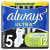 always ultra light, 20шт ароматизированные женские гигиенические прокладки
