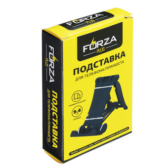 Подставка для телефона\планшета FORZA, 9х6см, пластик 4 цвета