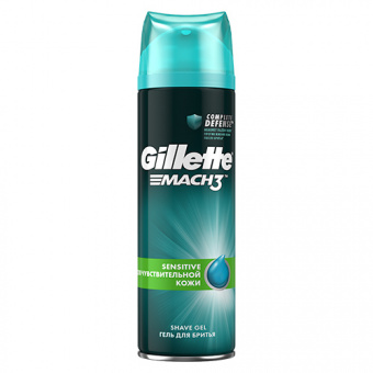 Гель для бритья Gillette Mach3/Complete Defense, 200 мл 