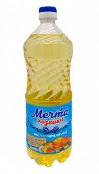 Масло подсолнечное рафинированное дезодорированное вымороженное Мечта хозяйки 828г ПЭТ