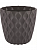 кашпо wave горький шоколад d 175мм 2,5л