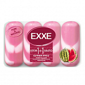 Крем-мыло туалетное EXXE, 1+1 Сочный арбуз, 4х90 г