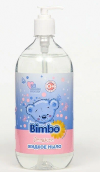 Детское жидкое мыло Bimbo 1л дозатор
