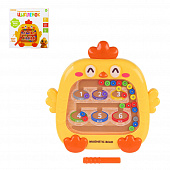 Развивающая магнитная игрушка ИГРОЛЕНД Цыпленок ABS 14,5х14,5х2,8см 2 дизайна