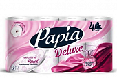 туалетная бумага papia deluxe paradiso fior 4 слоя 8 рулонов