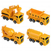 Машина ИГРОЛЕНД Спецтехника, инерция, трещотка, пластик, 11,8х4,3х6,2см