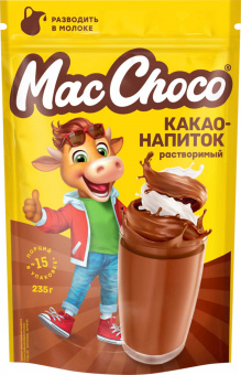 КАКАО MacChoco д/пак 235г*12