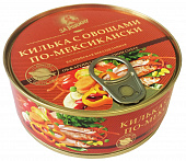 Килька  в т/с обжаренная  по-Мексикански 240 г. "За Родину!" КЛЮЧ   (24)