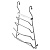 полка для крышек vetta 21x11x37см, cwj204a
