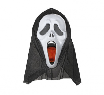 Карнавальная маска "Крик" с языком