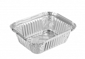 Форма для запекания, алюминиевая фольга, 12,8х10,3х4см, дно 10,8х8,3см, 450 мл, L-край, R28L
