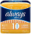 always ultra, ароматизированные light single, 10 шт 