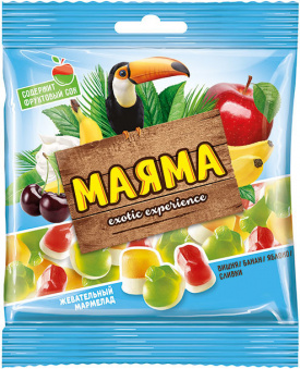 Жевательный мармелад Маяма ассорти вкусов.70г