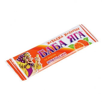 БАД Конфета жевательная "БАБА ЯГА", апельсин, 11г.