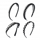 Ободок для волос ЮНИLOOK 1,8-3,8см 4диз