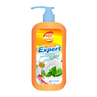 Гель д/посуды AROMIKA WASH EXPERT Алоэ и Мята 1100мл