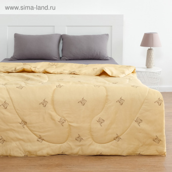 Одеяло Овечья шерсть 220x205 см, полиэфирное волокно 200 гр/м, пэ 100%   4086955