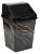 контейнер для мусора 10,0л подвиж/кр декор черный мрамор
