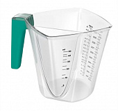 кружка мерная прозрачный/ опаловый зеленый omni 1,0л