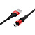 кабель borofone bx21 microusb - usb 2.4 а 1м тканевая оплётка красный