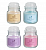 cвеча ароматизированная grace candle ваниль, хлопок, лаванда, красные фрукты 80г new galaxy