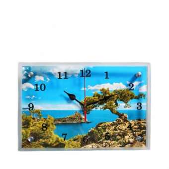 Часы настенные Крым море 20х30 см