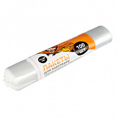 BY РЫЖИЙ Пакеты для завтраков 100 шт, 17x28см, в рулоне 8 мкм