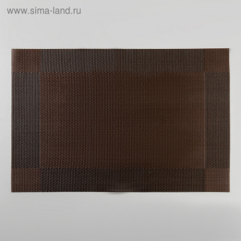 Салфетка кухонная "Шахматы" 45х30 см, цвет коричневый МИКС 1694720