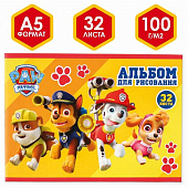 Альбом для рисования А5 Paw Patrol 32л