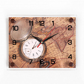 Часы настенные, серия: Интерьер, "Карта", 20х26 см 2267879