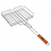 Решетка-гриль хром. GRILLBOOM 28х35х5см 