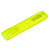 маркер-выделитель желтый, плоский корпус, скошенный наконечник, линия 4мм