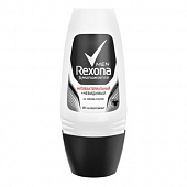 антиперспирант шариковый rexona невидимая/на черном и белом+антибактериальная, 50 мл