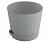 кашпо прикорневой полив серый d 200мм 2,0л